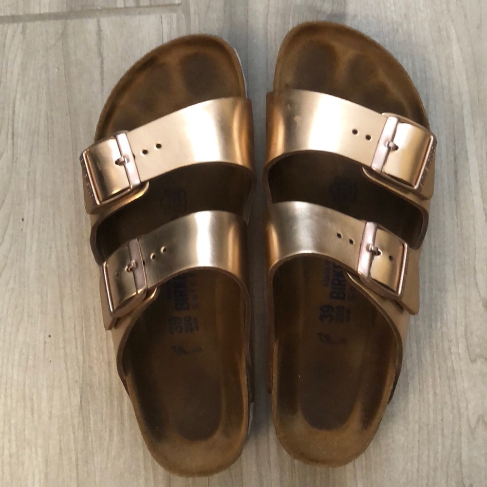 Rose Gold Size 39 Birkenstocks